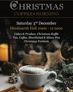 Christmas Coffee Morning in the Hindmarsh Hall